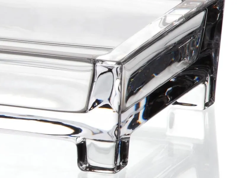 Schalen^Cristalica Schale auf Füßen Venezia 2er Set 11x11cm