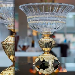 Schalen^Cristalica Kingdom Schale auf Fuß Athena (32cm)