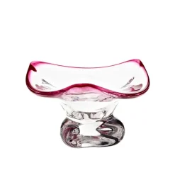 Schalen^Art Glass Schale dreieckig 