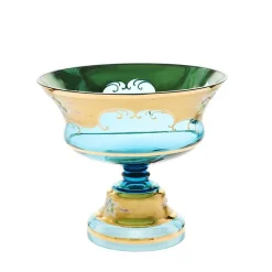 Schalen^Art Glass Schale "Green Queen" (22,5 cm)