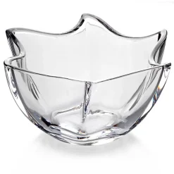 Schalen & Schüsseln|Dessertschalen^Cristalica Schale Konfektschale Obstschale Winter Star Transparent D 18 cm Kristall