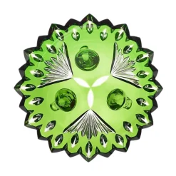 Schalen^Art Glass Schale mit 3Füßen 