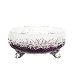 Schalen^Art Glass Schale mit 3Füßen "King" (20,5cm)