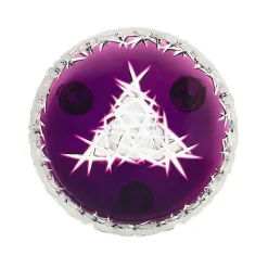 Schalen^Art Glass Schale mit 3Füßen 