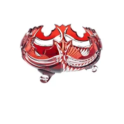 Schalen^Art Glass Schale mit 3Füßen 