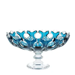 Schalen^Art Glass Schale mit Fuß "King" (30,5cm)