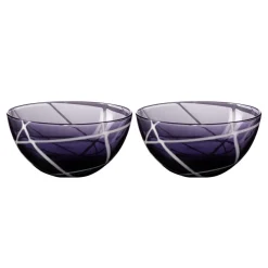 Dessertschalen^Cristalica Schale Nest "Colori" 2er Set (12,5cm)