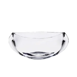 Schalen^Art Glass Schale Obstschale oval Laguna Spirits 32cm Bleikristall