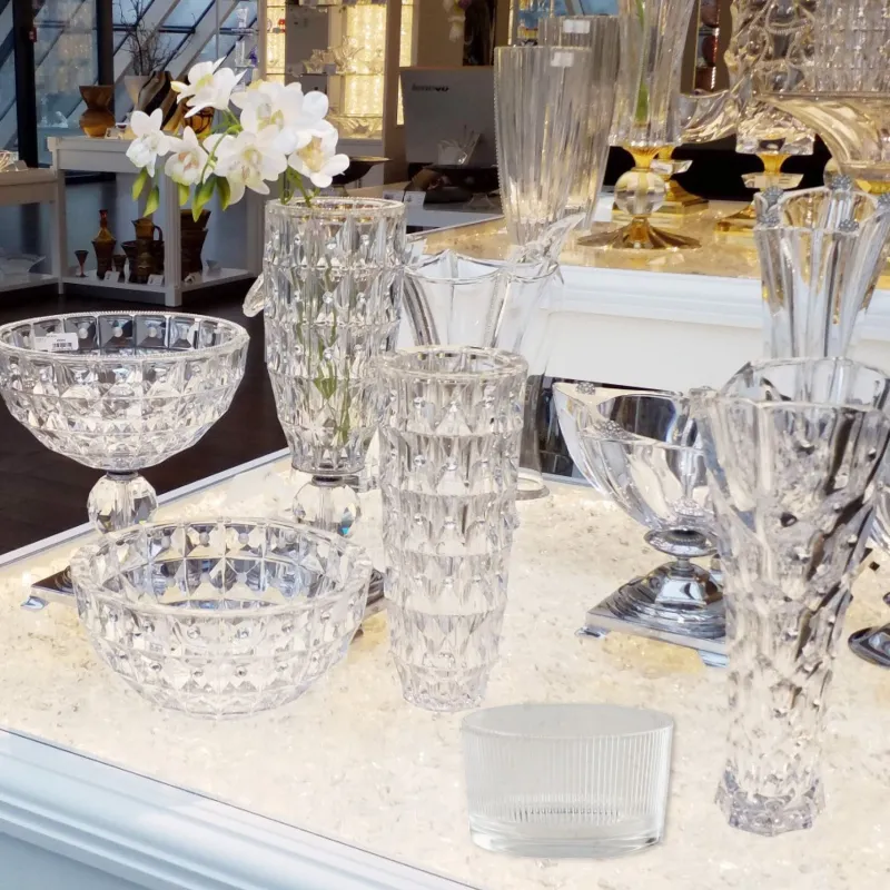 Schalen & Schüsseln^Cristalica Schale Transparent mit streifen, Rund Durchmesser ca. 9cm, ca. 190ml