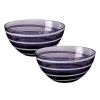 Dessertschalen^Cristalica Schale Twist Line "Colori" 2er Set (12,5cm)