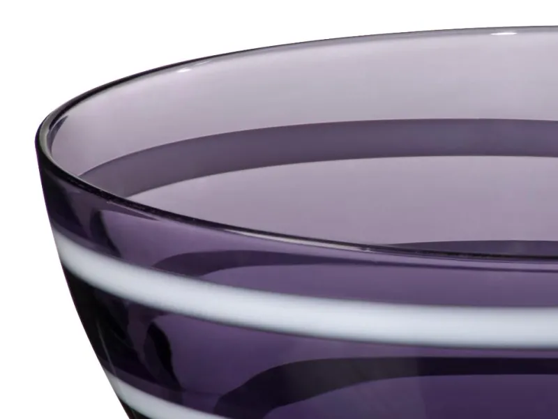 Dessertschalen^Cristalica Schale Twist Line "Colori" 2er Set (12,5cm)