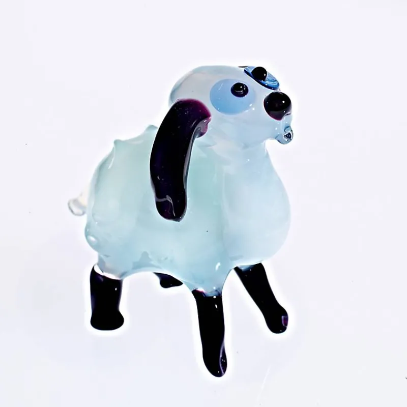 Kinder|Geburtstag^Art Glass Scharf Midi 6-8cm Glas Tiere Figuren Sammeln Vitrine Miniatur Bauernhof