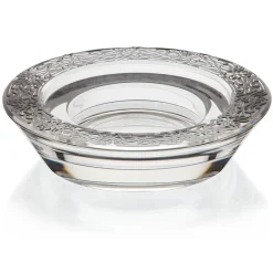 Kerzenhalter^German Crystal Schwerer Kerzenhalter Kerzenständer Stumpenkerzenhalter 15,5 cm Bleikristall Glas