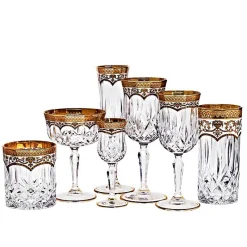 Sektgläser^Cristalica Kingdom Sektglas Golden White ''Edelrausch'' (130ml)