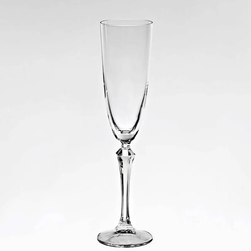 Sektgläser^Cristalica Kingdom Sektglas Elisabeth 200ml Sekttulpe Prosecco Champagnerglas Kristallglas klar