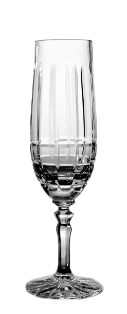 Sektgläser^Cristalica Sektglas Karree 170 ml Sekttulpe Champagnerglas Bleikristallglas klar