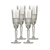 Sektgläser|Gläserset^Cristalica Sektglas Sektkelch Champagnerglas Brillante Retro Nostalgie 4er Set 190ml