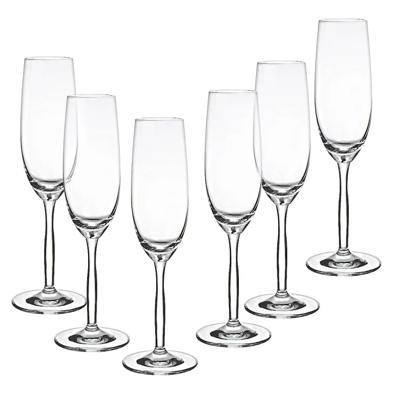 Gläserset^Cristalica Sektkelch Corsica 6er-Set 190ml