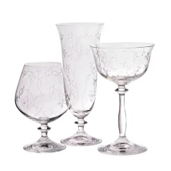 Sektgläser^Cristalica Kingdom Sektschale mit Gravur "Petite Daisy" (200ml)