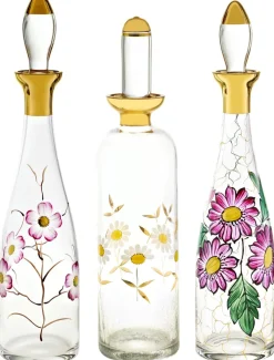 Karaffe & Dekanter^Cristalica Servierflasche "Lucky Daisy" (750ml)