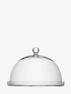 Teller & Platten|Kuchen & Torten^Cristalica Servierplatte 33cm mit Haube 30cm Vienna groß