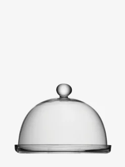 Teller & Platten|Kuchen & Torten^Cristalica Servierplatte 25cm mit Haube 22,5cm Vienna klein