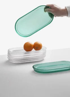 Geburtstag|Teller & Platten^Cristalica GmbH Servierplatte Gebäckplatte Servierteller Bollo oval 26cm div.