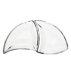 Schalen & Schüsseln^German Crystal Servierschale groß Loft 19cm geschwungen Kabarett Schüssel Bleikristallglas klar