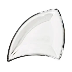 Schalen & Schüsseln^German Crystal Servierschale groß Loft 19cm geschwungen Kabarett Schüssel Bleikristallglas klar