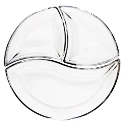 Schalen & Schüsseln^German Crystal Servierschale groß Loft 19cm geschwungen Kabarett Schüssel Bleikristallglas klar