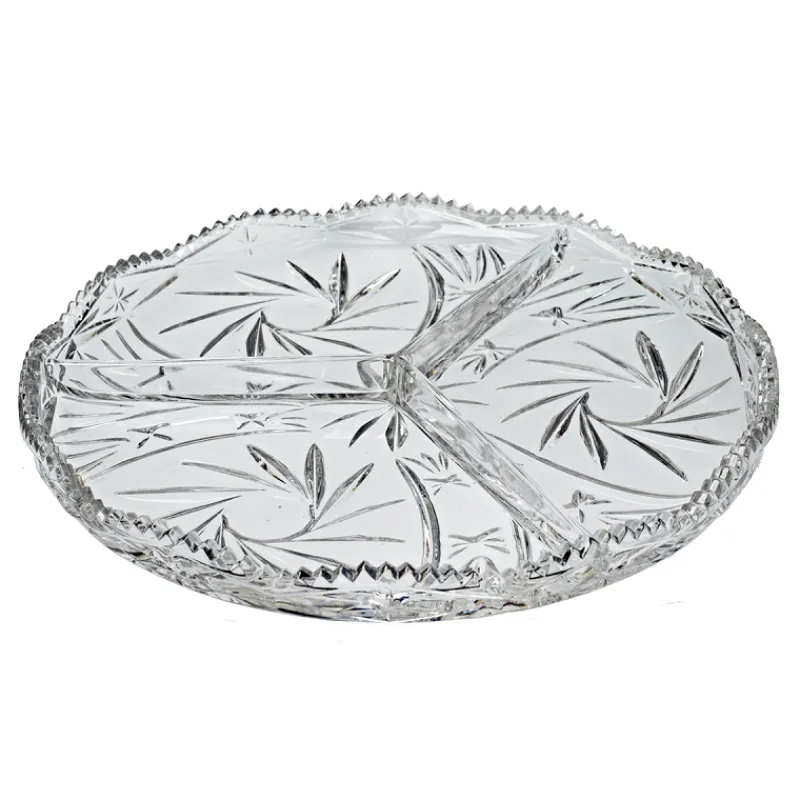 Teller & Platten^Cristalica Servierteller Schleuderstern 31,5 cm