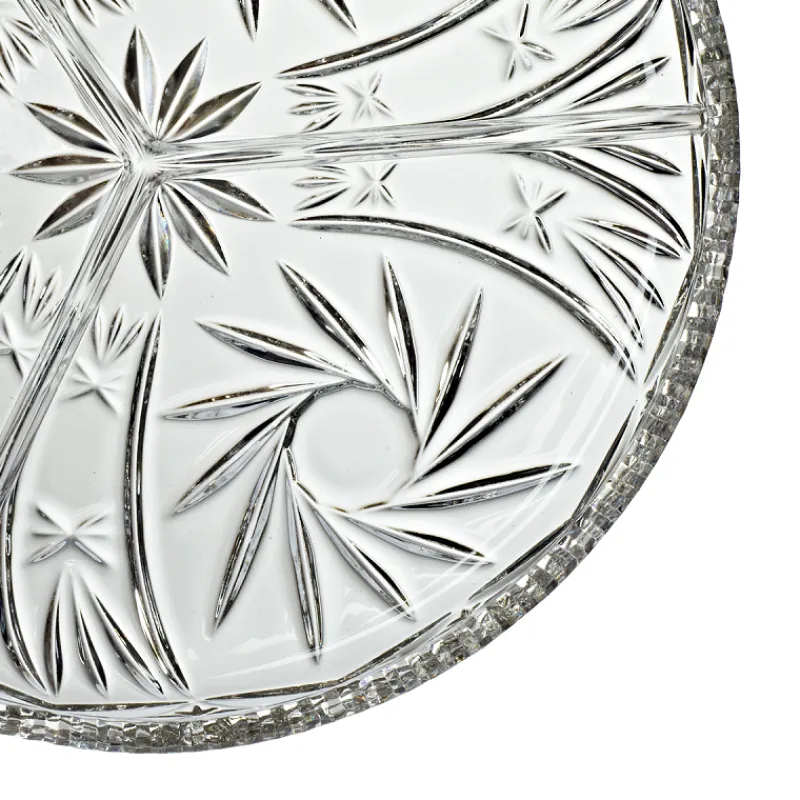 Teller & Platten^Cristalica Servierteller Schleuderstern 31,5 cm