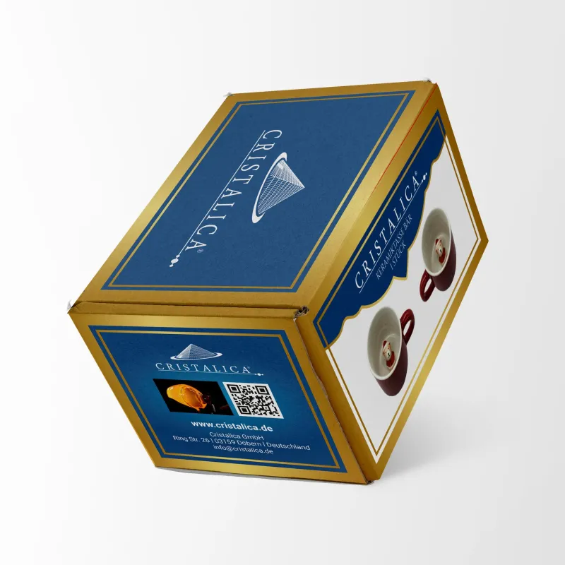 Kaffee & Teeservice|Weihnachten^Cristalica Tasse mit Figur, Keramik Becher mit Henkel, Rot/Weiß