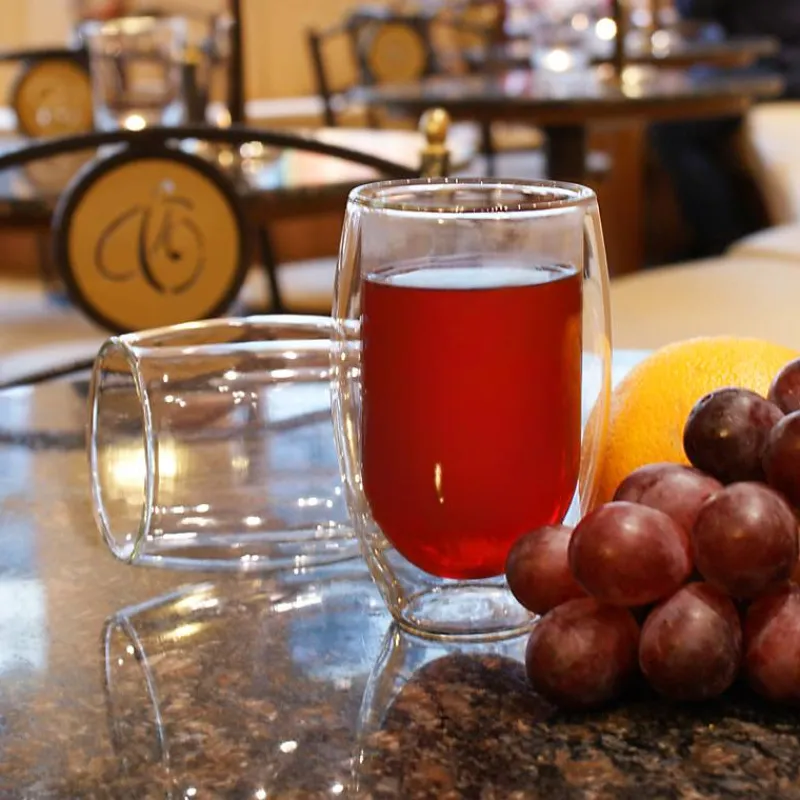 Tassen|Gläser Doppelwandig^Fan Unikate Teeglas schlank Thermo 400ml