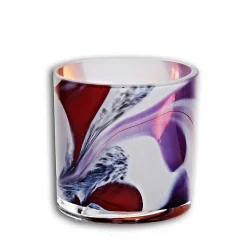 Kerzenhalter^Art Glass Teelicht "Farbenzauber" (8cm)