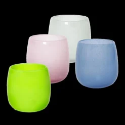 Kerzenhalter^Cristalica Teelicht klein weiss sortiert