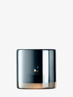 Kerzenhalter^Cristalica Teelichthalter Epoque 8,5cm Blau