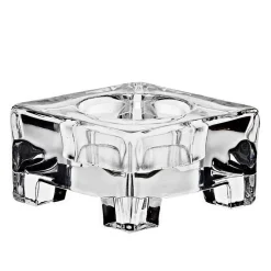 Kerzenhalter^German Crystal Teelichthalter 1er auf Füßen Venezia (7x7cm)