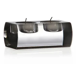 Kerzenhalter^German Crystal Teelichthalter 2er Feeling 12cm