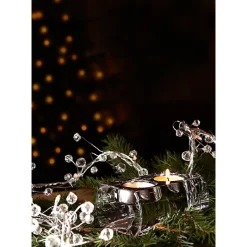 Kerzenhalter^German Crystal Teelichthalter 2er Feeling 12cm