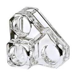 Kerzenhalter^Fan Unikate Teelichthalter 3er Lucio 6,5cm Bleikristall