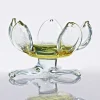 Frauen|Blumen^Art Glass Teelichthalter Flower Blumen 7,5cm Glas Kerzenhalter Dekoration Geschenk