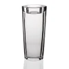 Kerzenhalter^German Crystal Teelichthalter Kerzenhalter oval massiv transparent 17.5 cm Bleikristall Glas