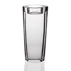 Kerzenhalter^German Crystal Teelichthalter Kerzenhalter oval massiv transparent 17.5 cm Bleikristall Glas