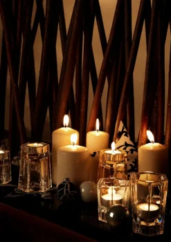 Kerzenhalter^German Crystal Teelichthalter Lucio 8cm