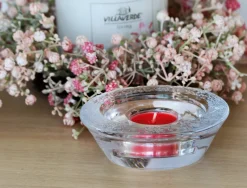 Kerzenhalter^German Crystal Teelichthalter "Mystery" (12cm)