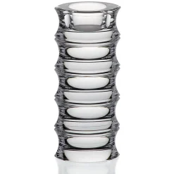 Kerzenhalter^German Crystal Teelichthaltr Antonia transparent Bleikristall 18cm