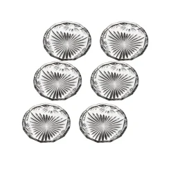 Teller & Platten^Cristalica Teller aus Bleikristall 6er Set 17cm