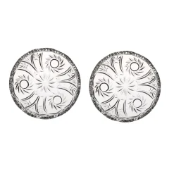 Teller & Platten^Cristalica Teller aus Bleikristall 2er Set (16cm)