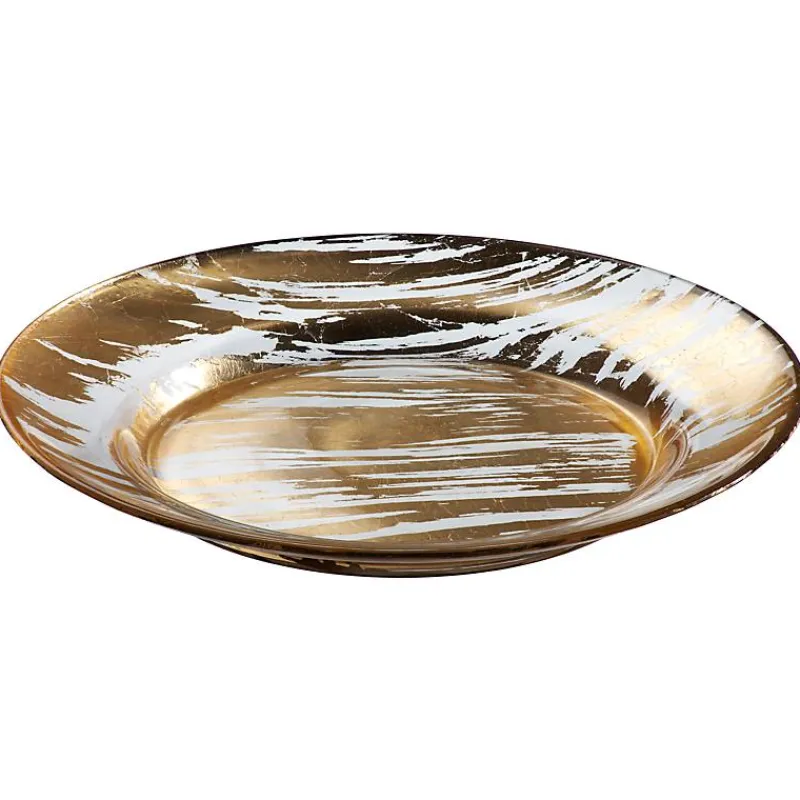 Glasteller^Amara Design Teller "Golden Dust" (20,5cm)